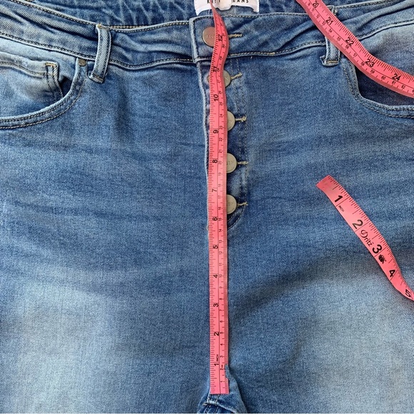 Risen Jeans Button Fly Flare Jeans 3XL - Picture 3 of 8